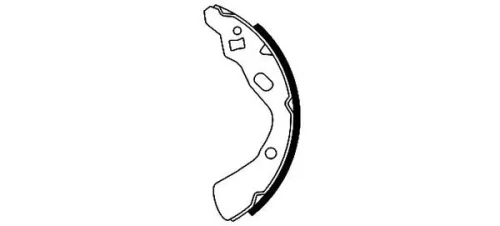 MINTEX MINTEX MFR287 1x Brake Shoe Set 