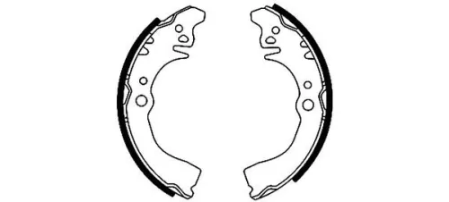 MINTEX MINTEX MFR295 1x Brake Shoe Set 