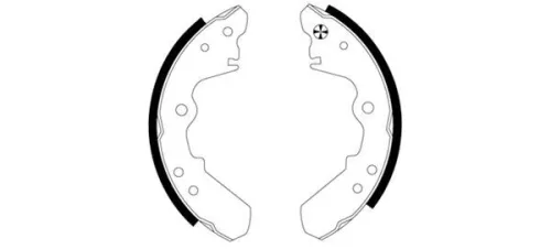 MINTEX MINTEX MFR299 1x Brake Shoe Set 