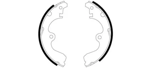 MINTEX MINTEX MFR307 1x Brake Shoe Set 