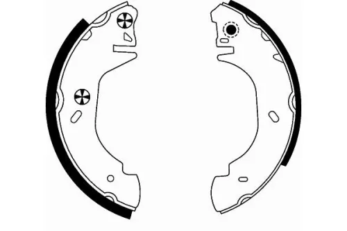 1x Brake Shoe Set