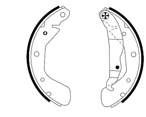 1x Brake Shoe Set