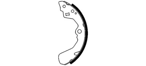 MINTEX MINTEX MFR344 1x Brake Shoe Set 