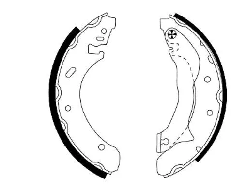 MINTEX MINTEX MFR363 1x Brake Shoe Set 