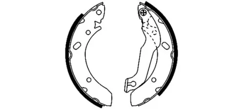 MINTEX MINTEX MFR368 1x Brake Shoe Set 