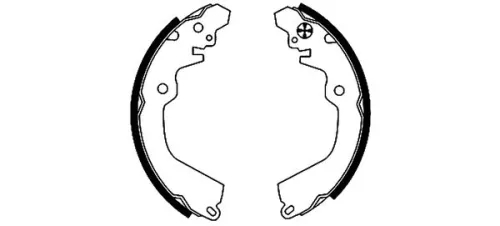 MINTEX MINTEX MFR369 1x Brake Shoe Set 