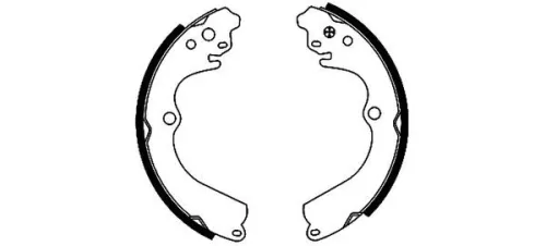 MINTEX MINTEX MFR372 1x Brake Shoe Set 