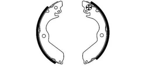 MINTEX MINTEX MFR375 1x Brake Shoe Set 