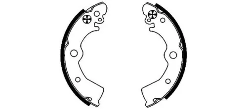 MINTEX MINTEX MFR379 1x Brake Shoe Set 