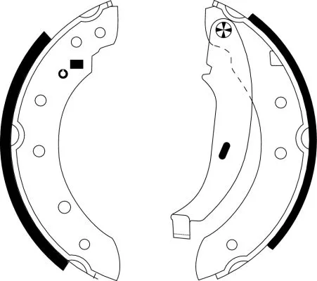 1x Brake Shoe Set