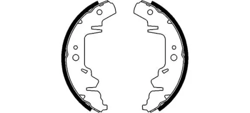 MINTEX MINTEX MFR416 1x Brake Shoe Set 