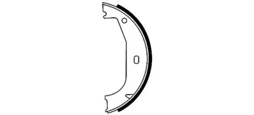 MINTEX MINTEX MFR428 1x Brake Shoe Set, parking brake 