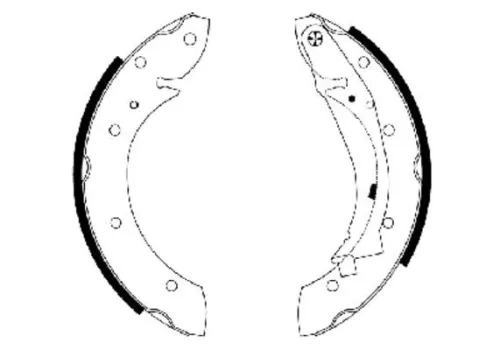 1x Brake Shoe Set