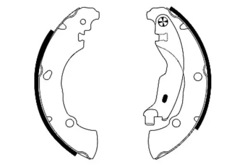 1x Brake Shoe Set