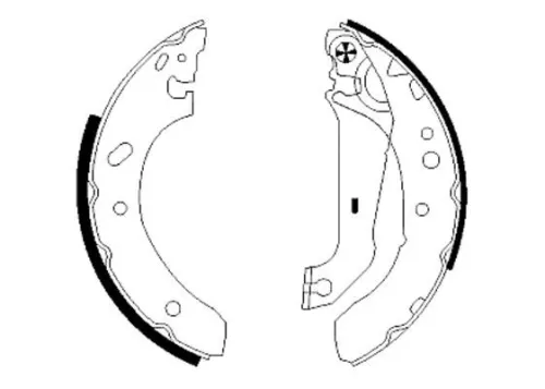 1x Brake Shoe Set