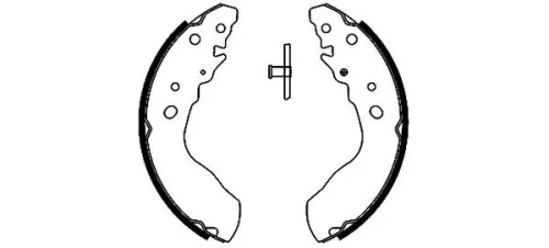 MINTEX MINTEX MFR442 1x Brake Shoe Set 