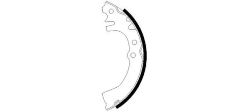 MINTEX MINTEX MFR443 1x Brake Shoe Set 
