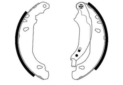 1x Brake Shoe Set