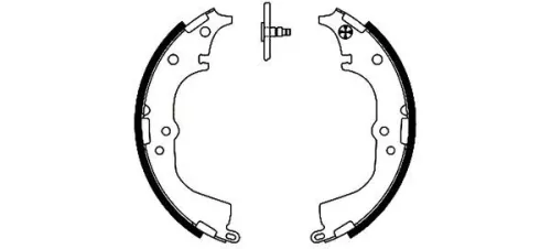 1x Brake Shoe Set