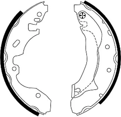 MINTEX MINTEX MFR457 1x Brake Shoe Set 