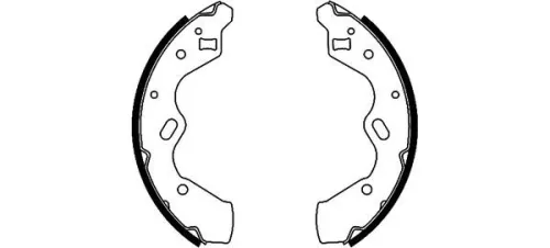 MINTEX MINTEX MFR461 1x Brake Shoe Set 