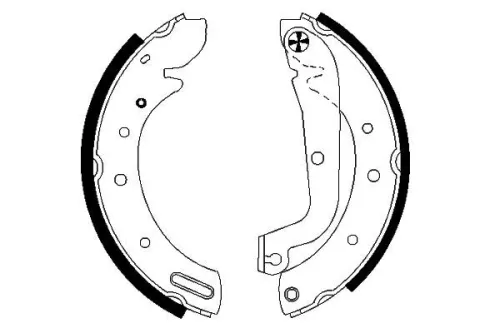 1x Brake Shoe Set