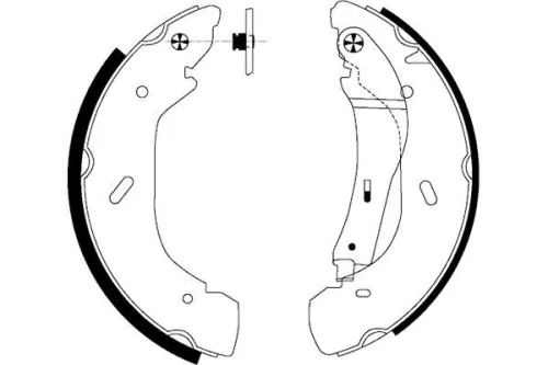 1x Brake Shoe Set