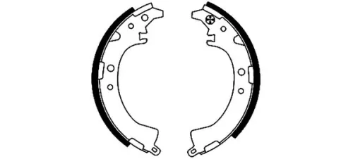 MINTEX MINTEX MFR485 1x Brake Shoe Set 