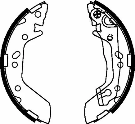 1x Brake Shoe Set