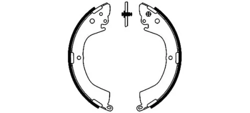 1x Brake Shoe Set