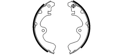 MINTEX MINTEX MFR508 1x Brake Shoe Set 