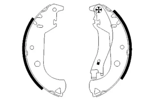 1x Brake Shoe Set