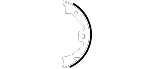 MINTEX MINTEX MFR522 1x Brake Shoe Set, parking brake 