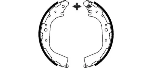 MINTEX MINTEX MFR529 1x Brake Shoe Set 