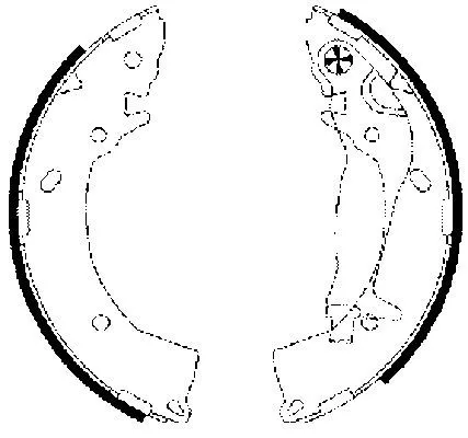1x Brake Shoe Set