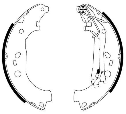 1x Brake Shoe Set