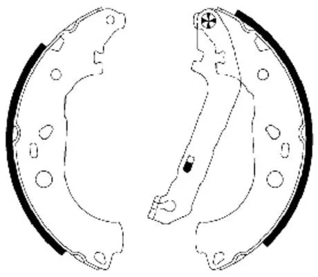 1x Brake Shoe Set