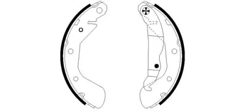1x Brake Shoe Set