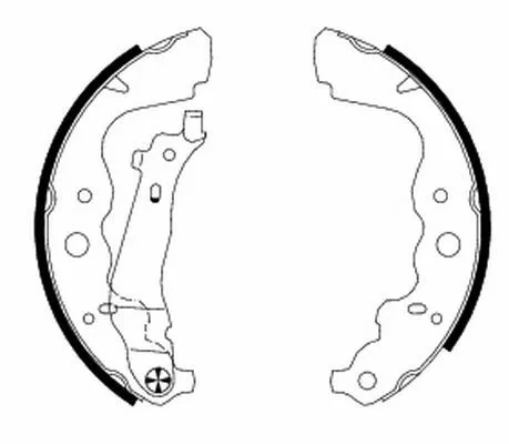 1x Brake Shoe Set