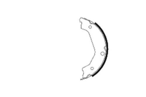 MINTEX MINTEX MFR614 1x Brake Shoe Set, parking brake 