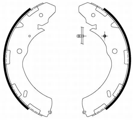 1x Brake Shoe Set
