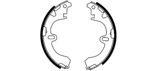 MINTEX MINTEX MFR659 1x Brake Shoe Set 