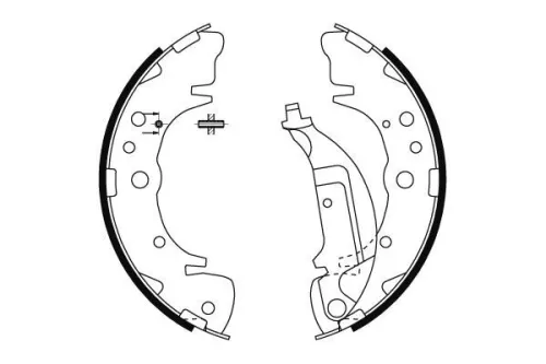 1x Brake Shoe Set