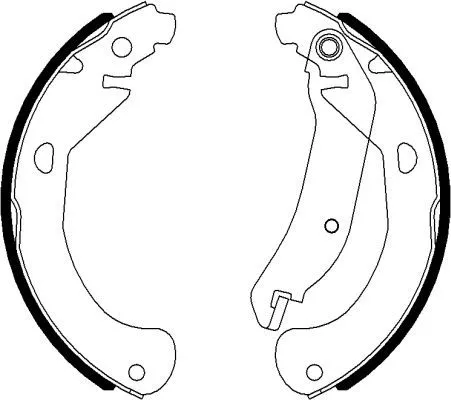 MINTEX MINTEX MFR696 1x Brake Shoe Set 