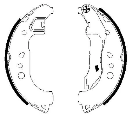 1x Brake Shoe Set