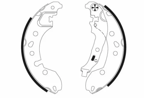 1x Brake Shoe Set