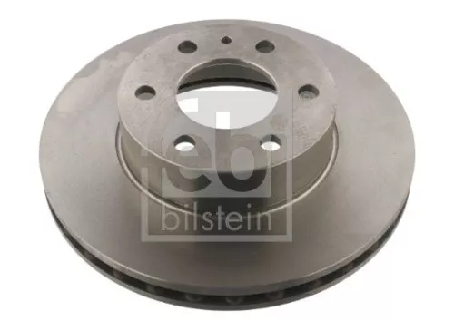 2x Febi Front Internally Vented Brake Disc For Iveco Daily