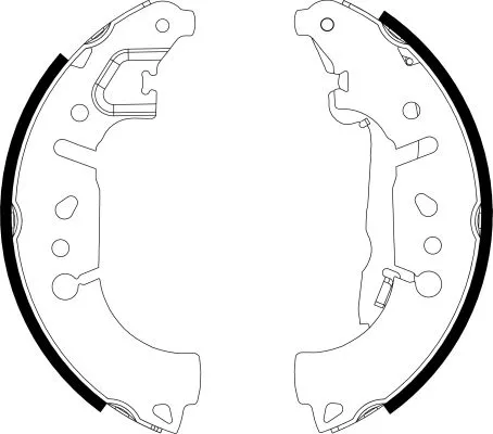1x Brake Shoe Set