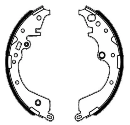 1x Brake Shoe Set