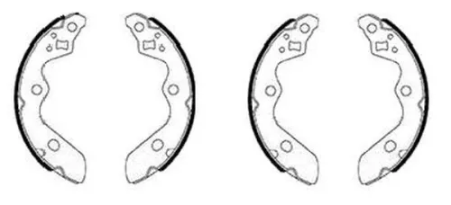 1x Brake Shoe Set
